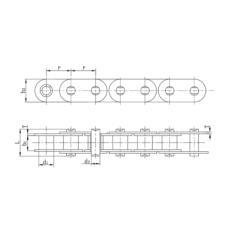 Impact resistance customizable automobile engine timing chain