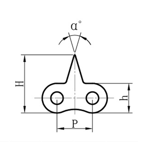Matalim na mga kadena sa itaas