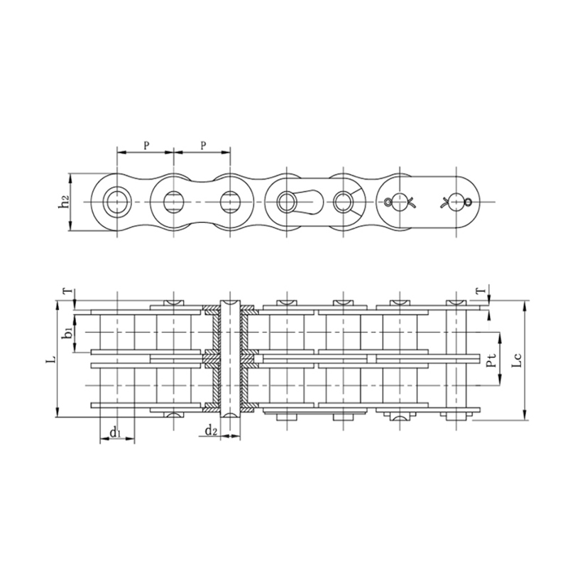 Corrosion resistant mataas na reliability coupling chain
