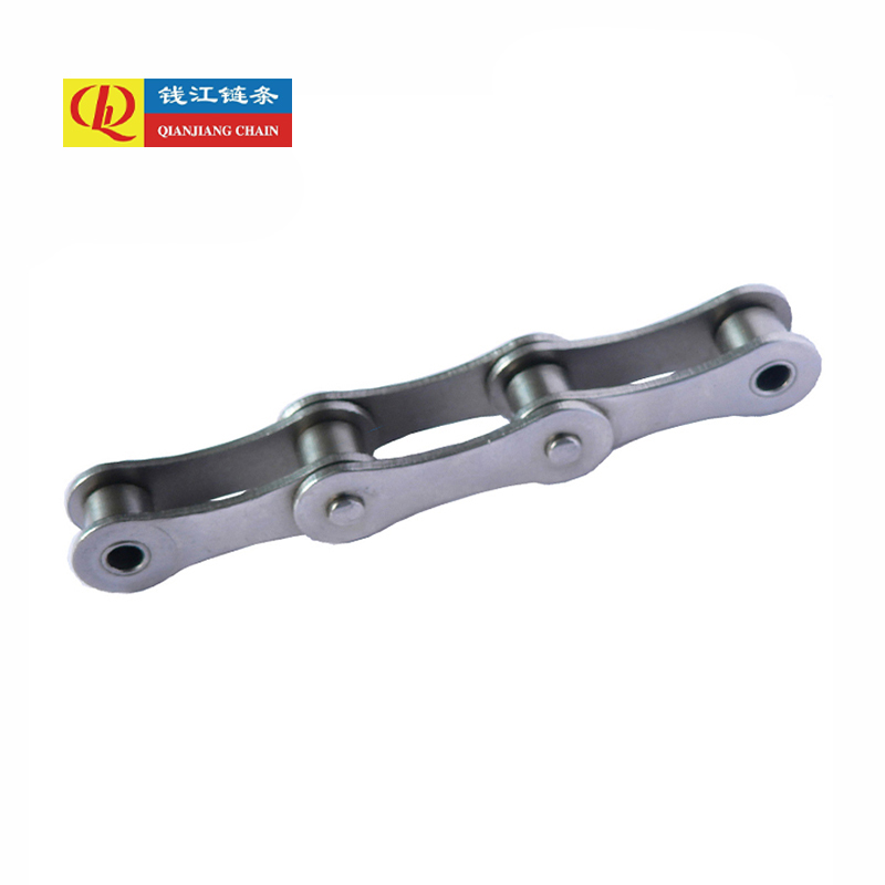 Double pitch transmission chain