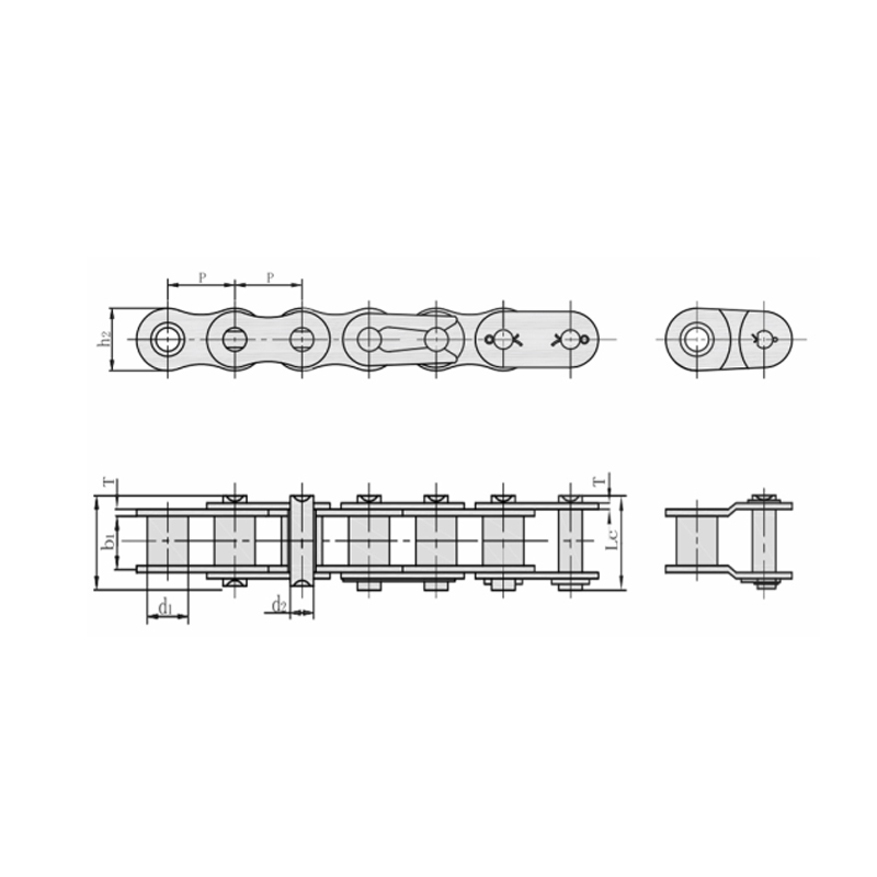 Maikling pitch precision roller chain (A series)